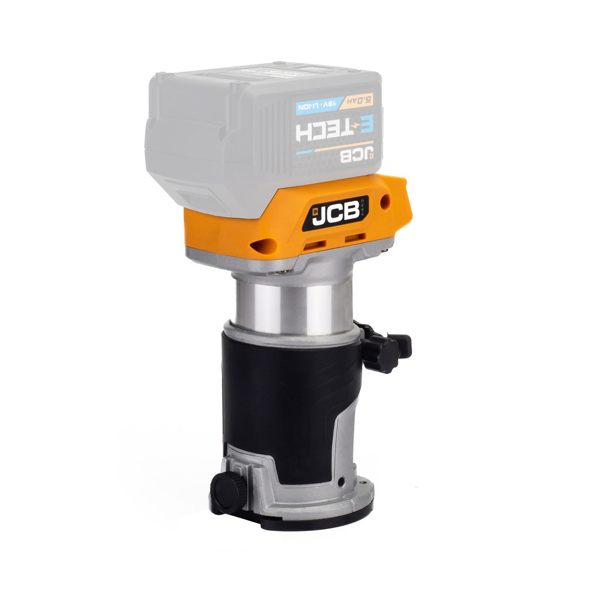 JCB 18V Brushless Trimmer Router Unit, 3/8" & 1/4" Collet (Machine Only) |21-18RT-B