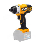 JCB 18V Cordless Impact Driver, 150Nm, 2.0Ah-5.0Ah Li-Ion Batteries, 1/4" Hex Quick Release Chuck | 21-18ID-B - Bare Unit
