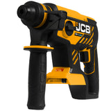 JCB 18V 1.7J Brushless SDS Rotary Compact Hammer Drill, 2-5Ah Li-ion Battery, 4x SDS Bits, Keyless and SDS Plus Chuck | 21-18BLRH-B - Bare Unit