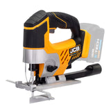 JCB 18V Cordless Jigsaw Li-ion 2Ah-5Ah Battery, 0-45 Degrees Cutting Positions | 21-18JS-B - Bare Unit
