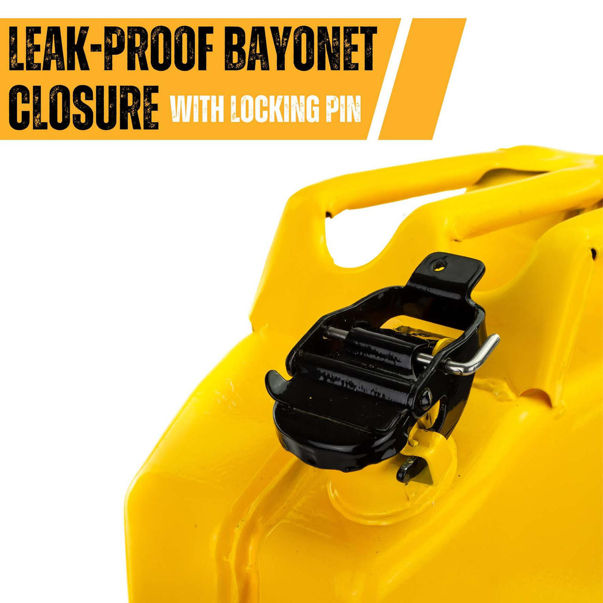 JCB Professional Jerry Can 20L, Heavy-Duty 0.8mm Steel | JCBJCAN20 - 20L Jerry Can