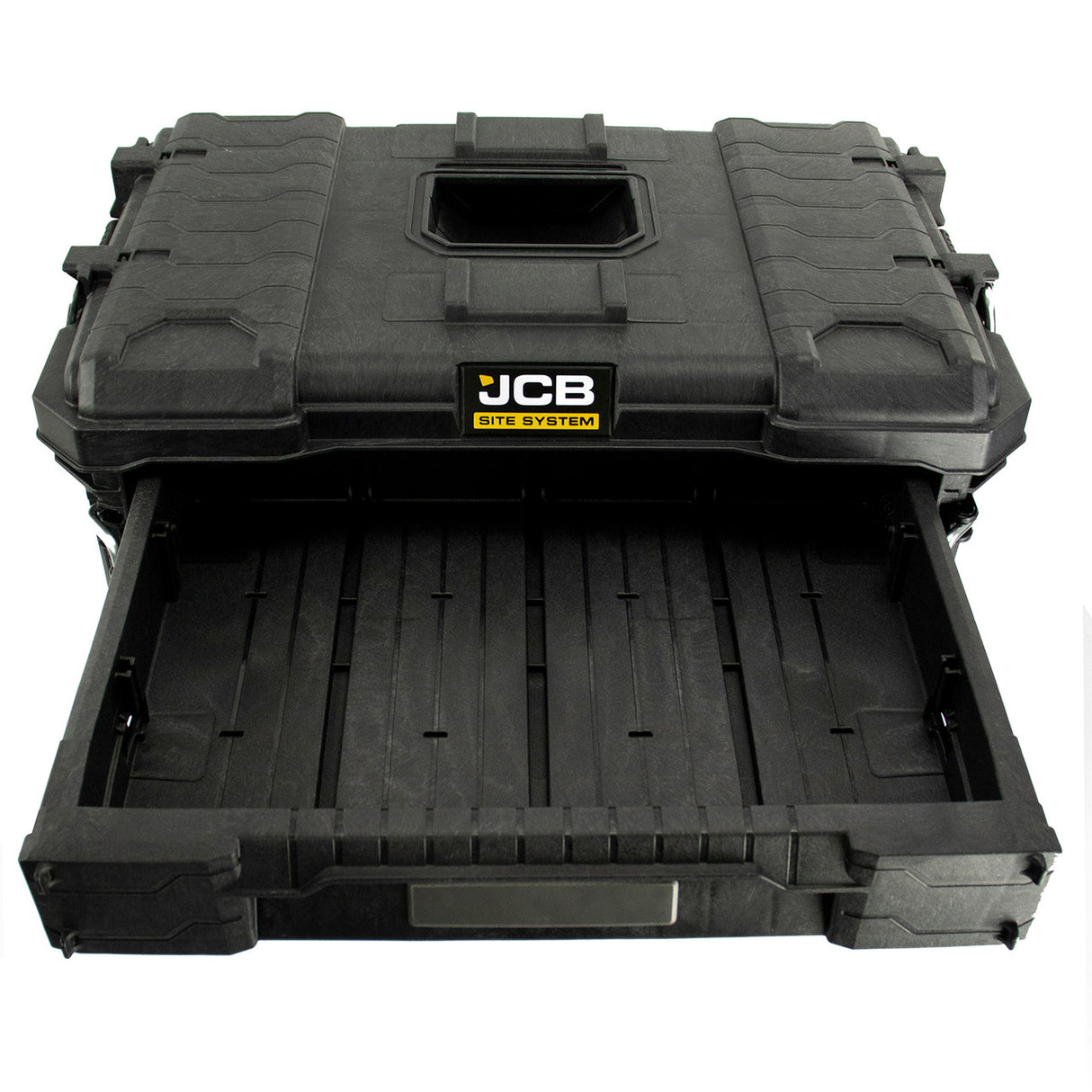 JCB Site System 5-Piece Tool Storage Set, Heavy-Duty Modular Toolboxes | JCB-SITESYS-ST-2