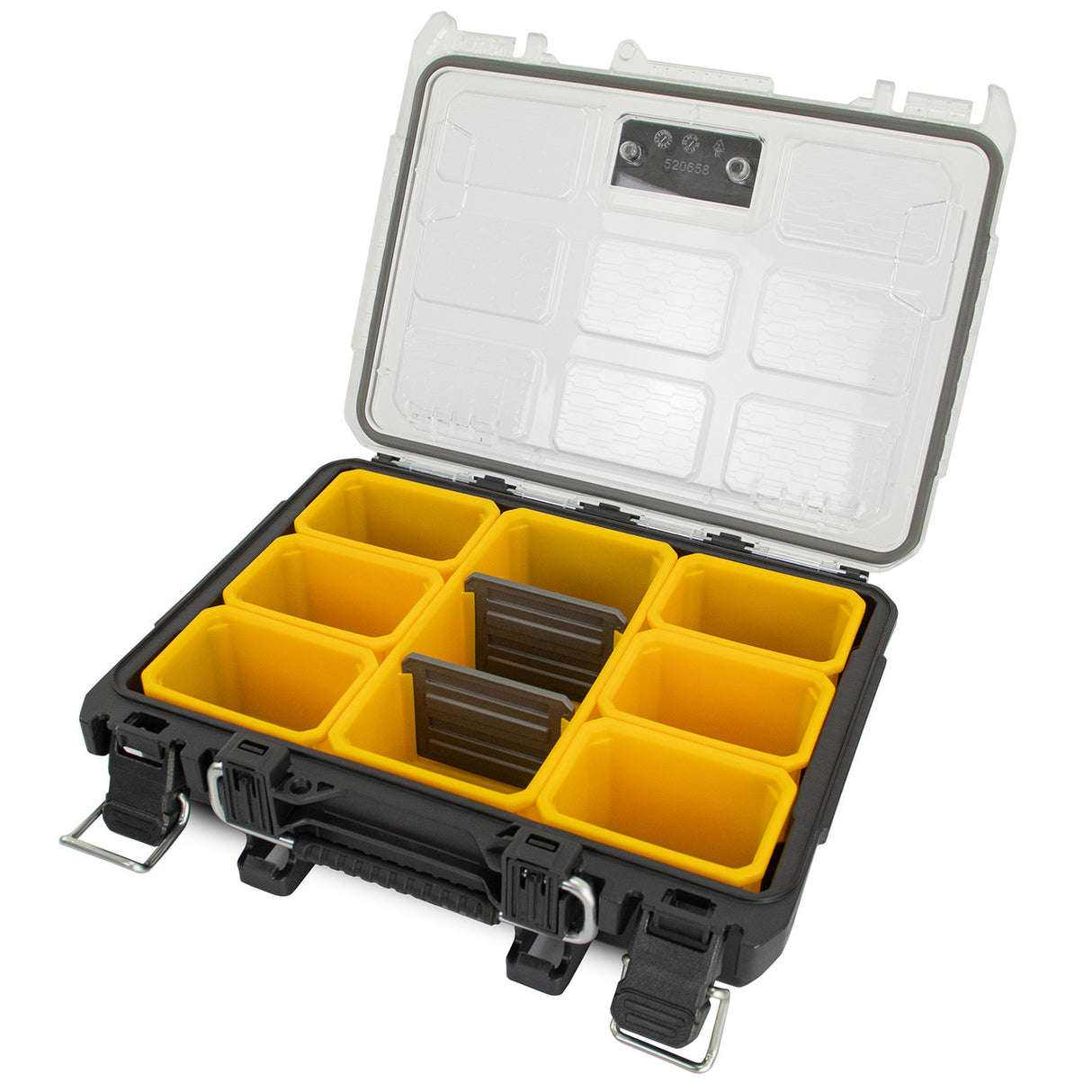 JCB Site System 5-Piece Tool Storage Set, Heavy-Duty Modular Toolboxes | JCB-SITESYS-ST-2