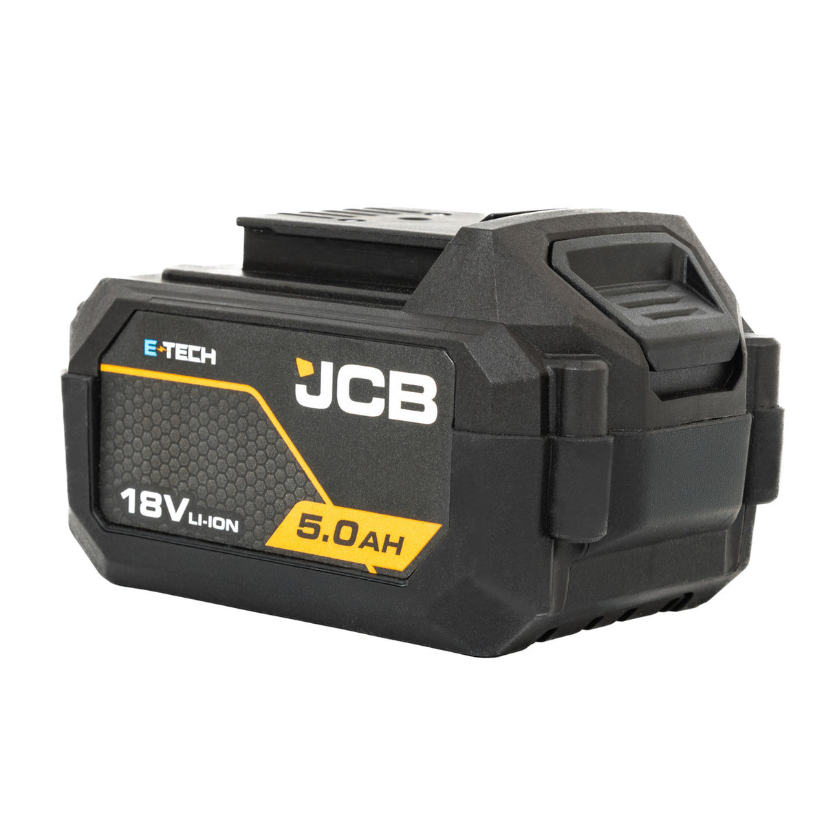 JCB Pro 18V Pro, 75Nm Combi Drill, 115mm Angle Grinder, 2x 5.0Ah Li-ion Batteries & 4.5A Fast Charger (with Soft Tool Bag) | JCB-18PKIT-4