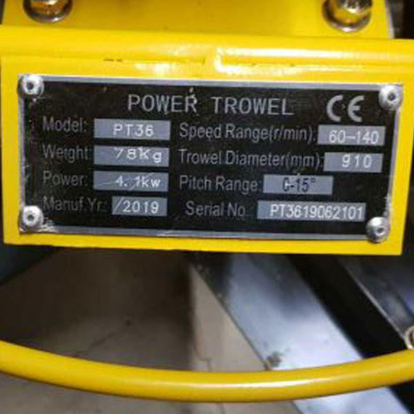 Pacini 36" Walk Behind PowerFloat | PT36 - Keyboard