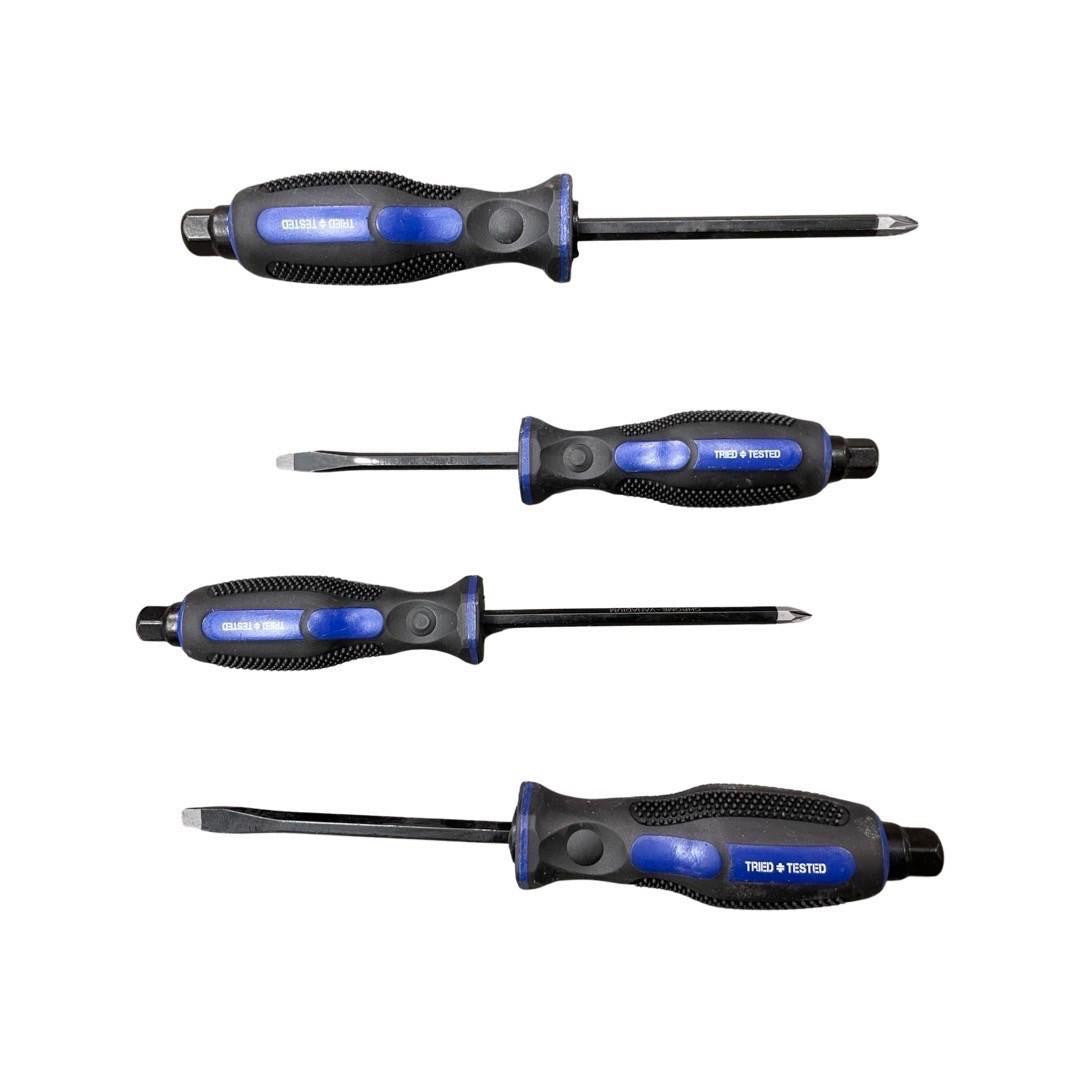 Tried + Tested Go Through Screwdriver Set (4 Pieces) | TT079