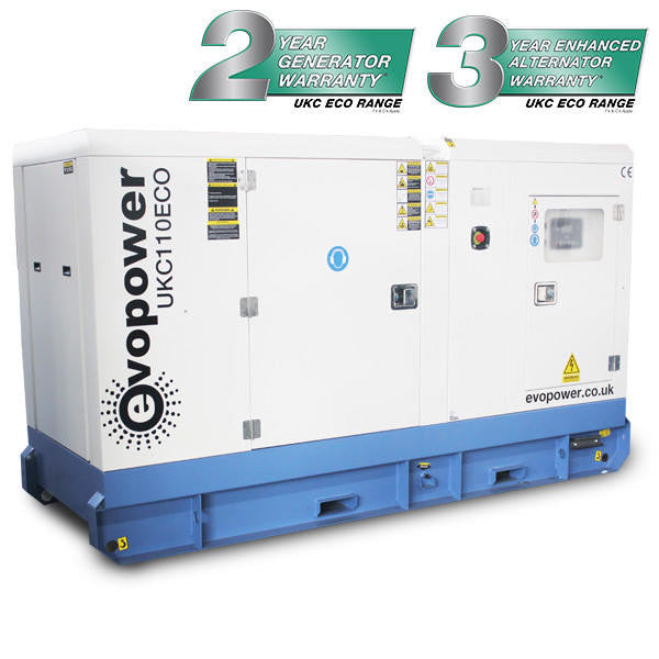 110 kVA Generating Set - UKC110ECO 3 Phase 400/230 Volt Diesel Generator