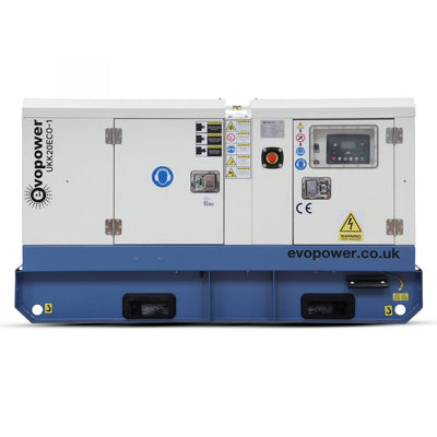 UKK20ECO-1 | 25kVA Diesel Generator. Single Phase 230 Volt