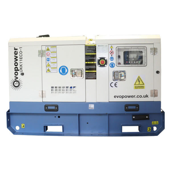 UKK11ECO-1 | 13.75kVA Diesel Generator. Single Phase 230 Volt
