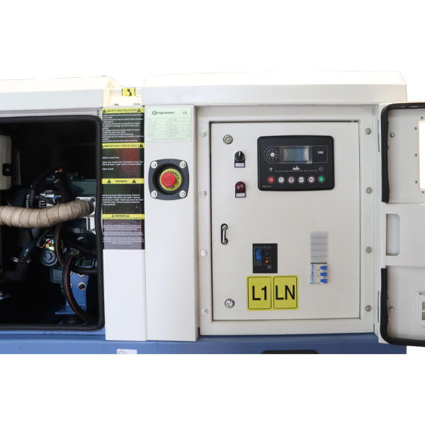UKK11ECO-1 | 13.75kVA Diesel Generator. Single Phase 230 Volt
