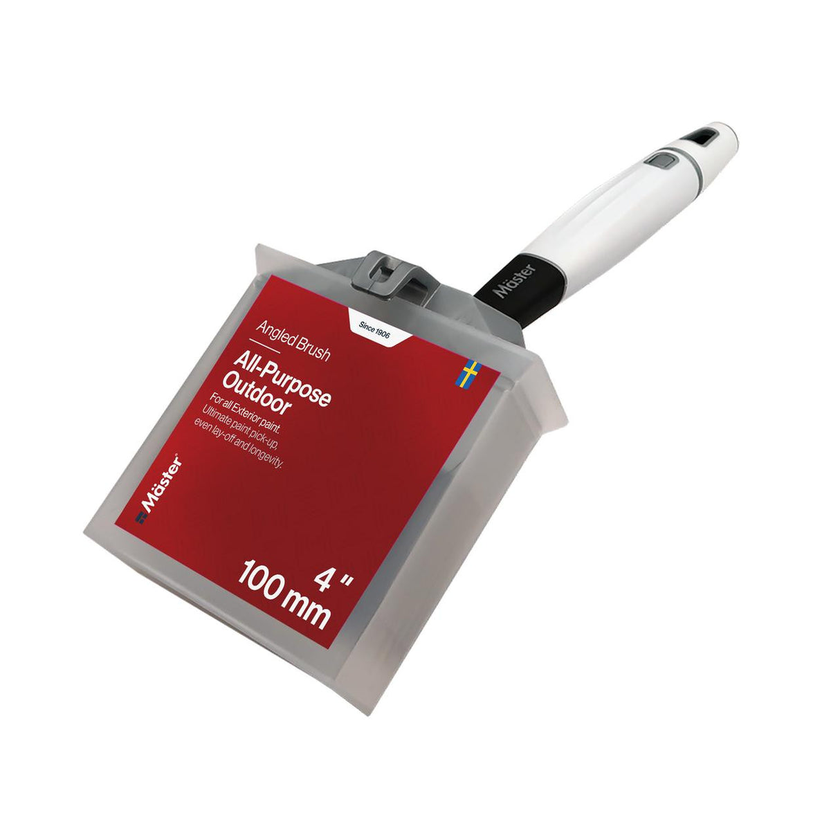 Mäster Outdoor Angled Paint Brush 4” / 100mm, Diamond All-Purpose Painting Brush | 3674100