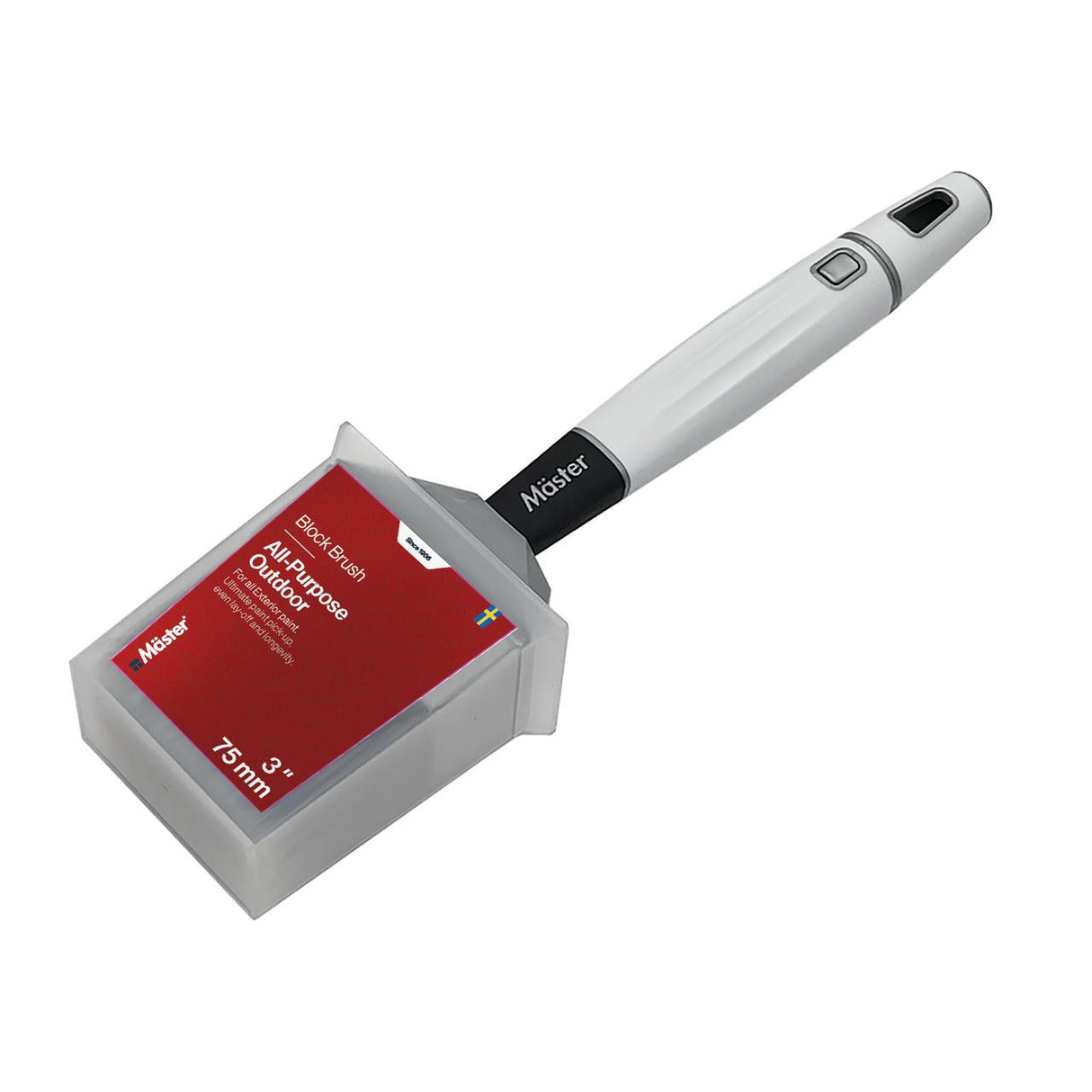 Mäster 3''/ 75mm Outdoor Block Paint Brush, Diamond All Purpose Painting Brush | 3964075