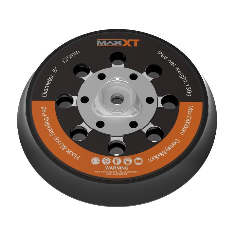 MAXXT 125mm Hook & Loop DA Backing Plate Pad & 30 Sandpapers (5 Grits) Universal Fit | MBPSD125-UK