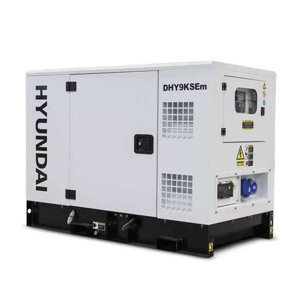 Refurbished Hyundai 9kW/11.25kVA Single Phase Diesel Generator | DHY9KSEm - Grade C