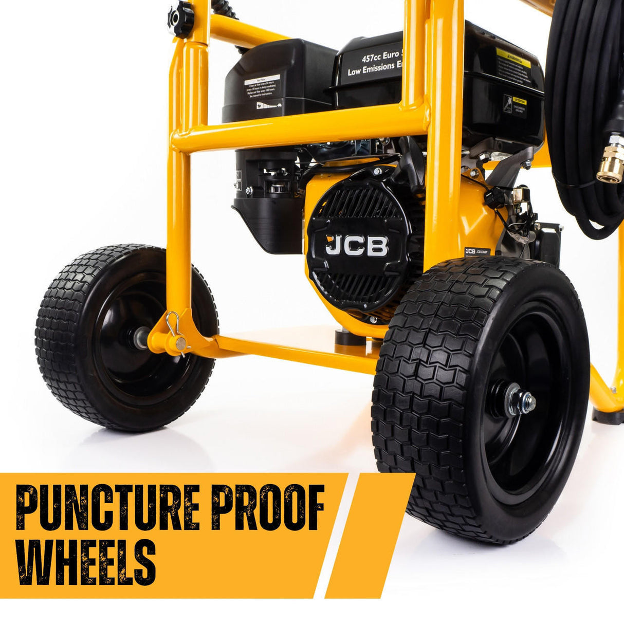 jcb tools JCB Petrol Pressure Washer 4000psi / 276bar, 457cc JCB engine, Triplex AR pump, 15L/min flow rate | JCB-PW15040P