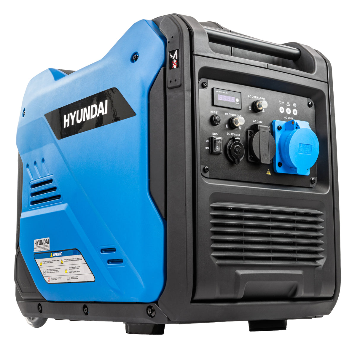 Hyundai 5.5kW / 5500W Inverter Generator, Electric Start, Pure Sine Wave | HY6250SEi