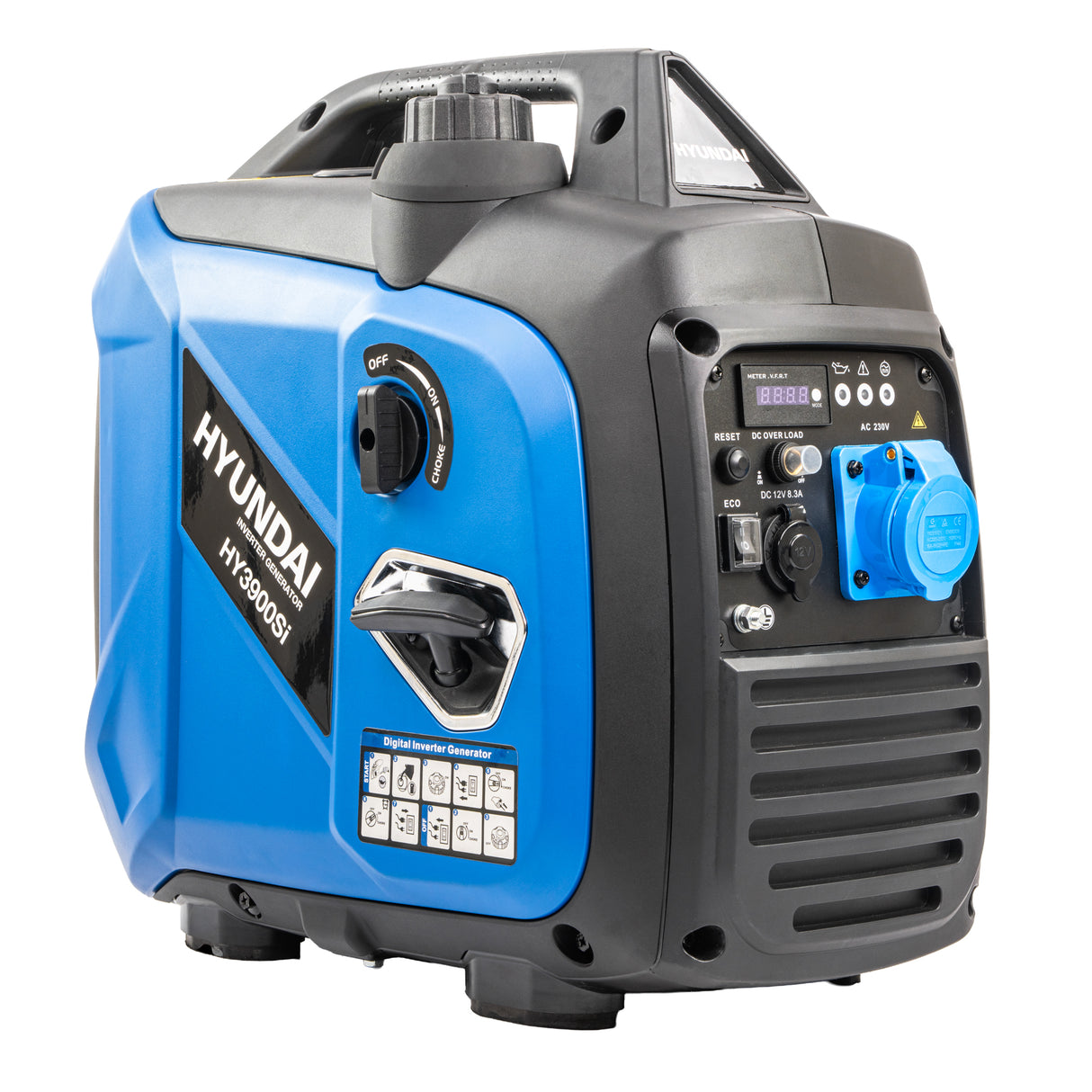 Hyundai 3.3kW / 3300W Inverter Generator, Recoil Start, Pure Sine Wave | HY3900Si