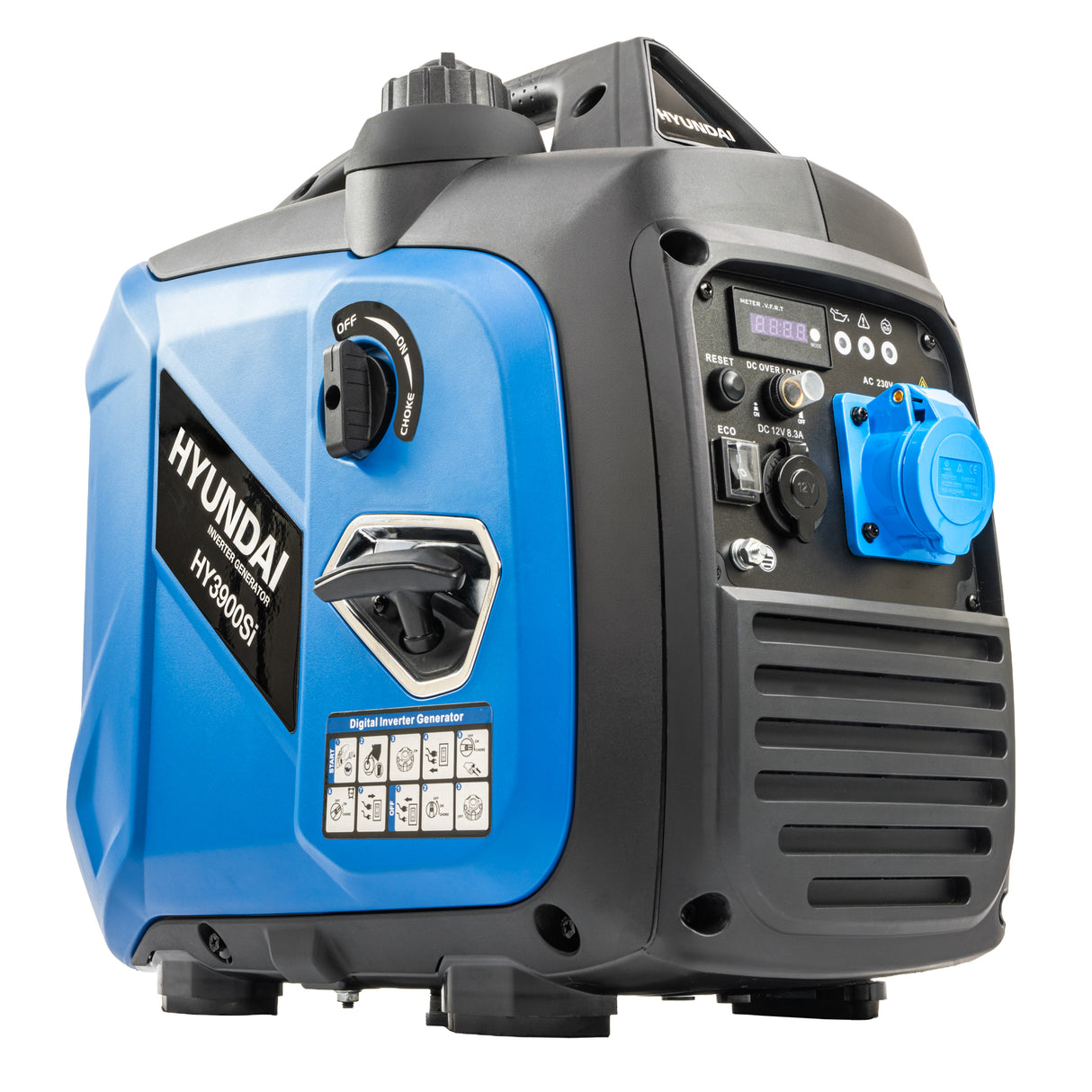 Hyundai 3.3kW / 3300W Inverter Generator, Recoil Start, Pure Sine Wave | HY3900Si