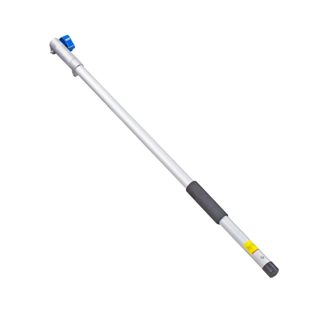Hyundai 56cc petrol garden multi tool side profile with extension shaft