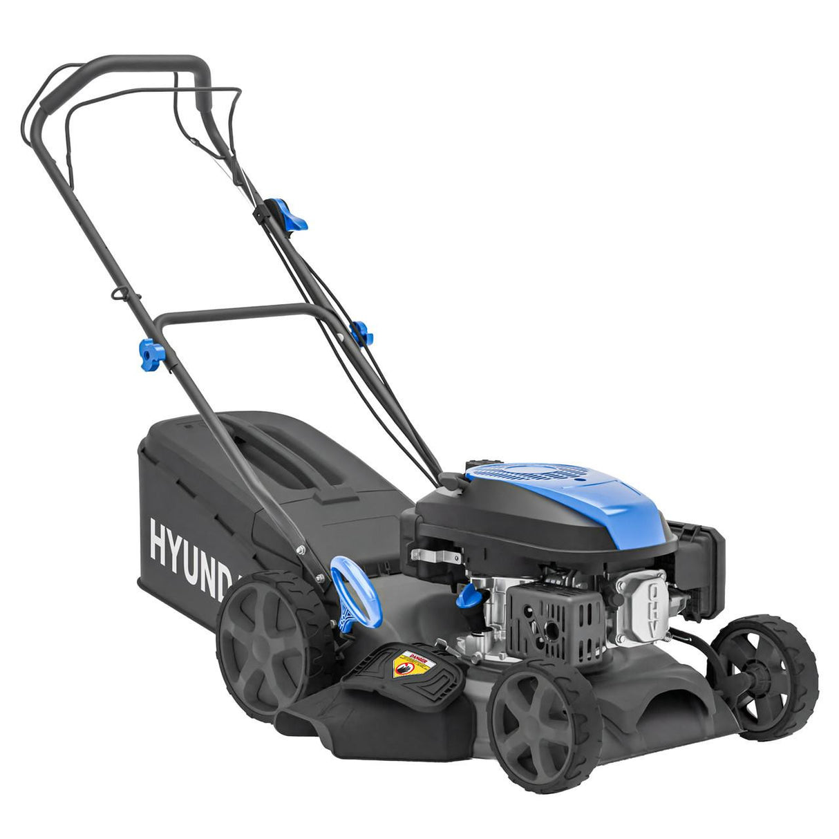 Hyundai HYM17150SPX garden lawn mower with 45L grass collector