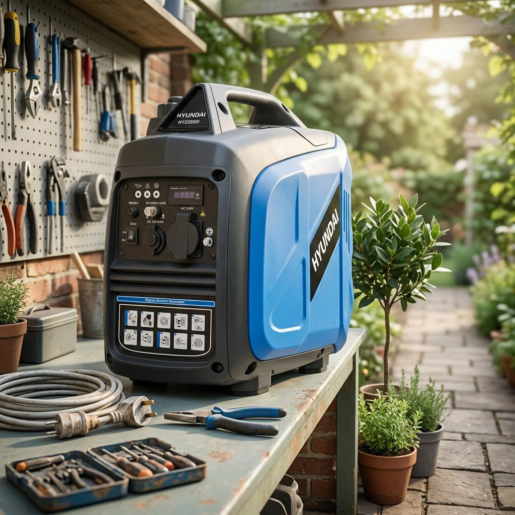 Hyundai 2.0kW / 2000W Inverter Generator, Recoil Start, Pure Sine Wave | HY2350Si