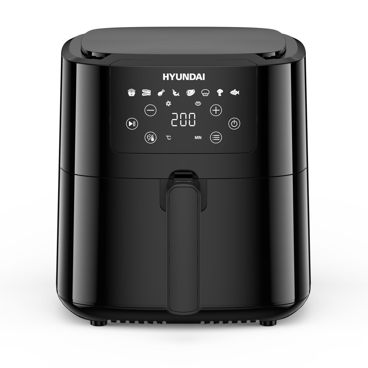 HYUNDAI 5L Digital Air Fryer, 8 Preset Programmes, 1500W | HYAF5001DB
