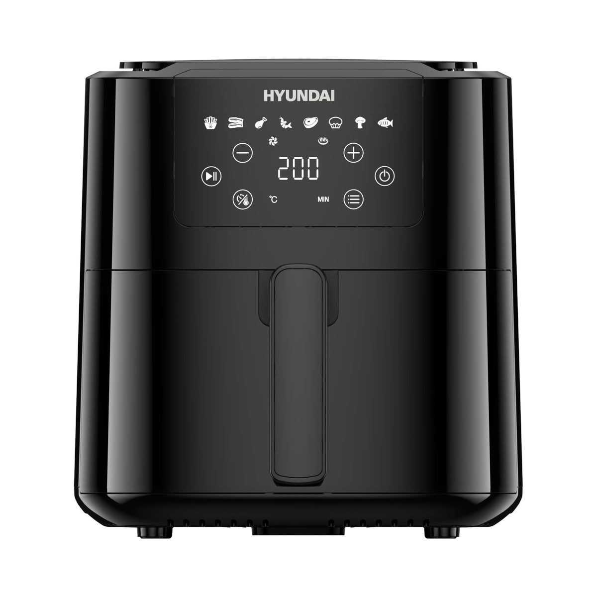 HYUNDAI 5L Digital Air Fryer, 8 Preset Programmes, 1500W | HYAF5001DB