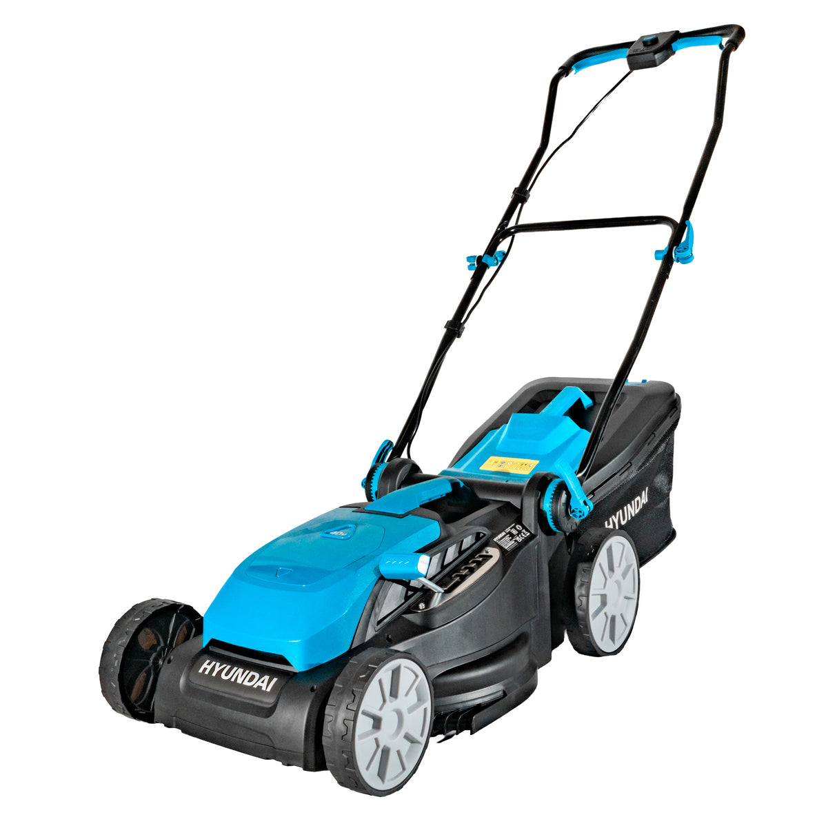 Hyundai 38cm / 15" 40V (2x20V) Brushless Cordless Lawnmower, 36L Bag | HY40CLM38