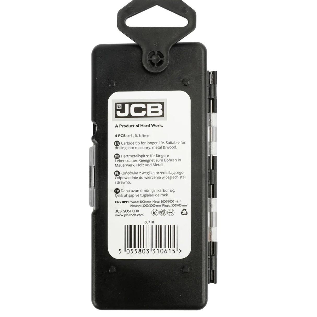 JCB Builder Impact & Masonry Drilling Kit