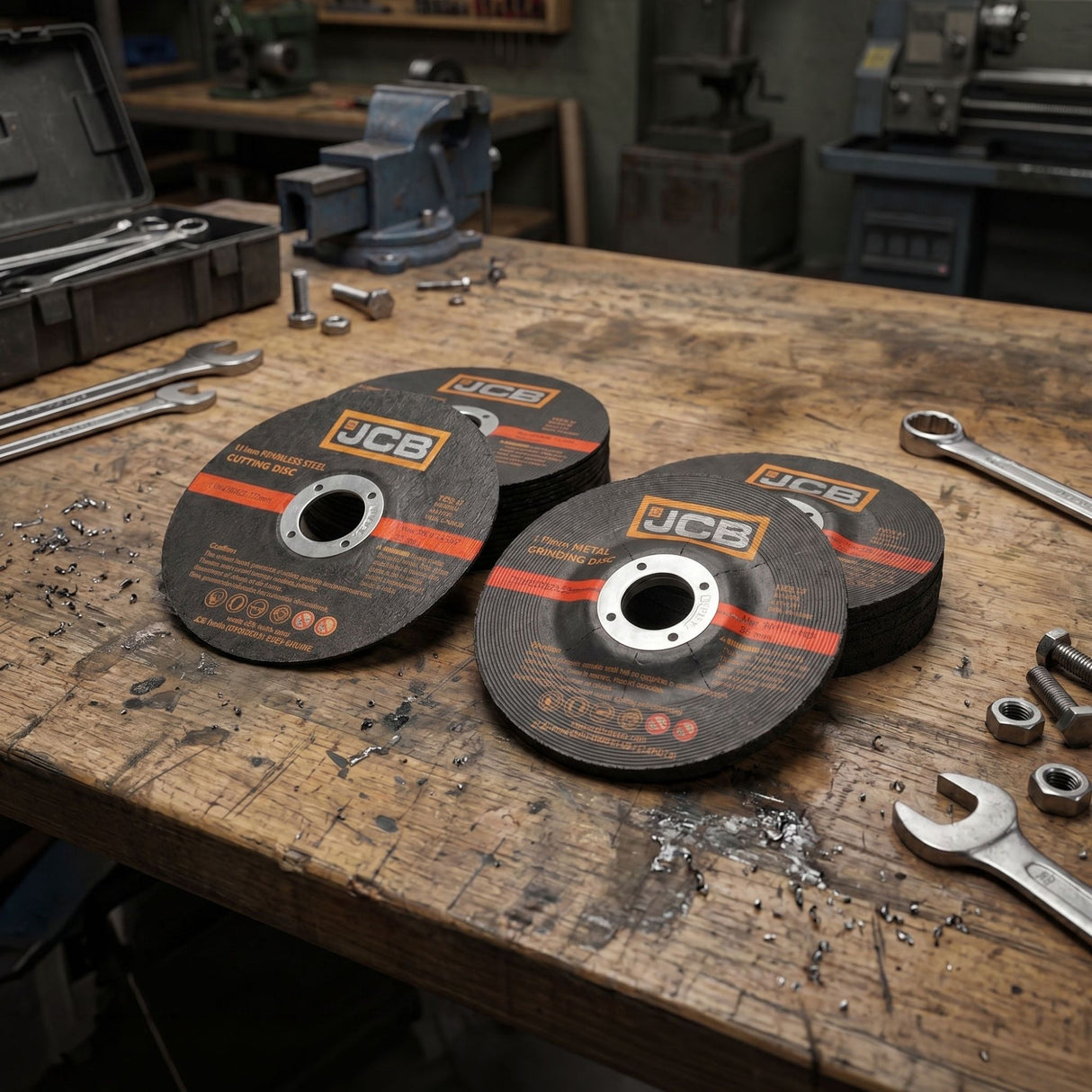 JCB Metalworker Cutting & Grinding Disc Kit