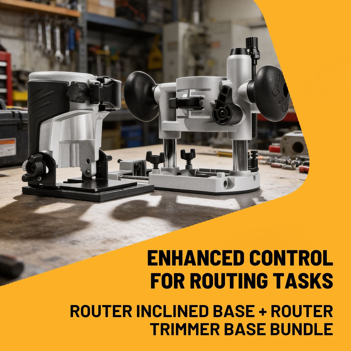JCB Router Plunge & Inclined Base Kit