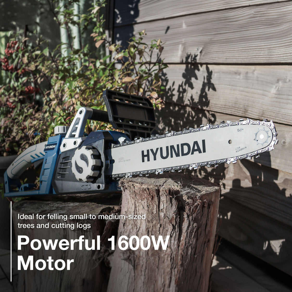 Hyundai 14" 35cm Electric Chainsaw 1600W 230V | HYC1600E