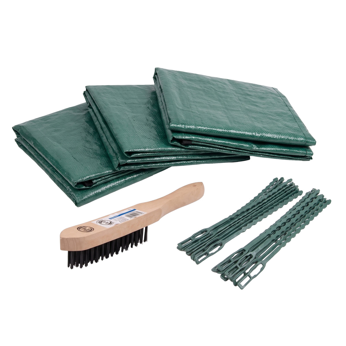 TTB15 - Garden Clearance Kit – 3 x 360L Waste Sacks, Wire Brush and Ties