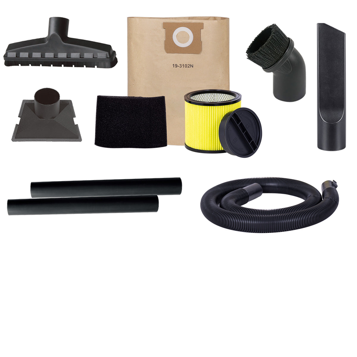 JCB, Silent Pro 61L L-Class Wet & Dry Vacuum Cleaner, 65dB(A) & 47L/s Airflow | JCB-SVACP-61L