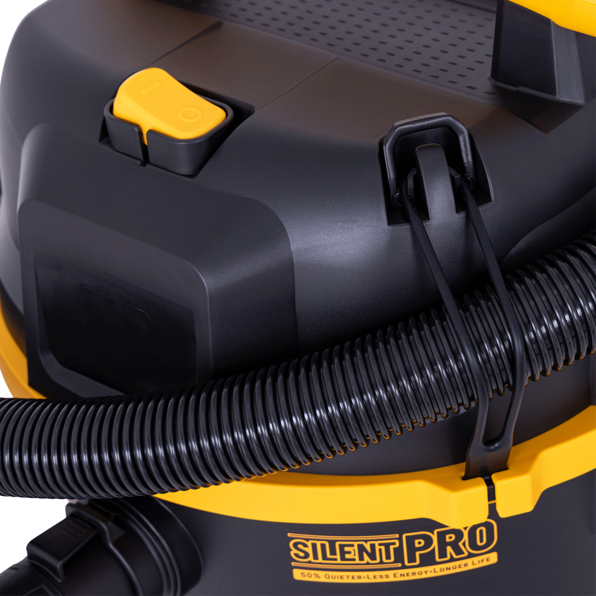 JCB, Silent Pro 34L L-Class Wet & Dry Vacuum Cleaner, 65dB(A) & 45L/s Airflow | JCB-SVACP-34L