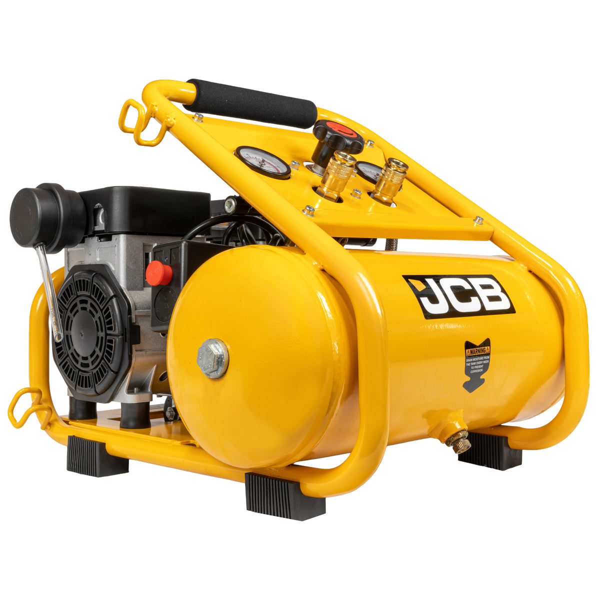JCB Silent Pro 8L Oil-Free Air Compressor, 8 Bar & 131L/min Displacement | JCB-OFAC-8H