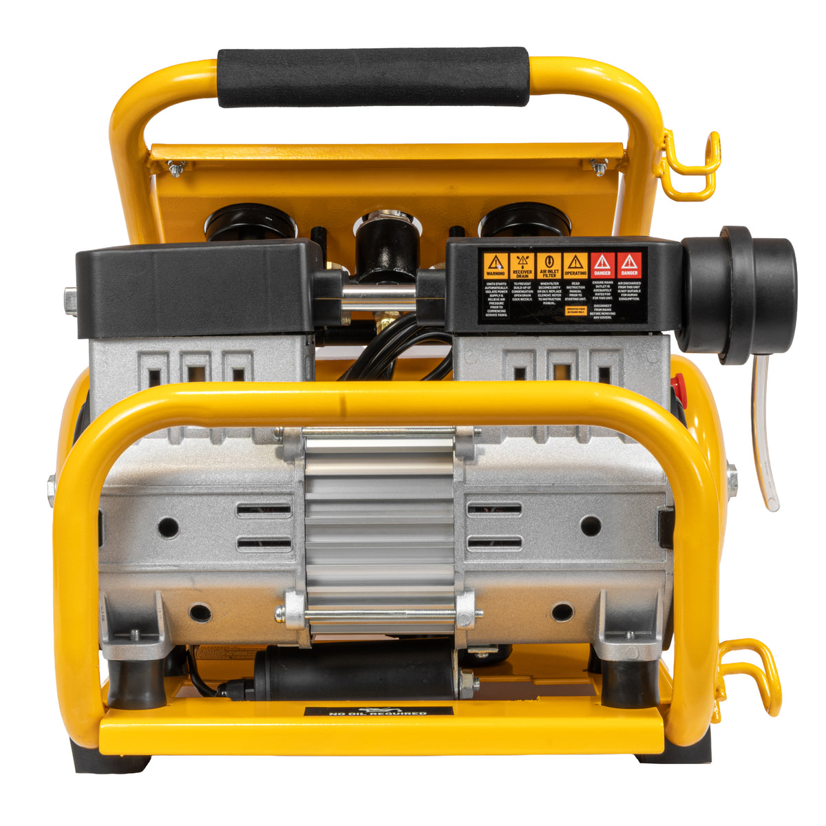 JCB Silent Pro 8L Oil-Free Air Compressor, 8 Bar & 131L/min Displacement | JCB-OFAC-8H