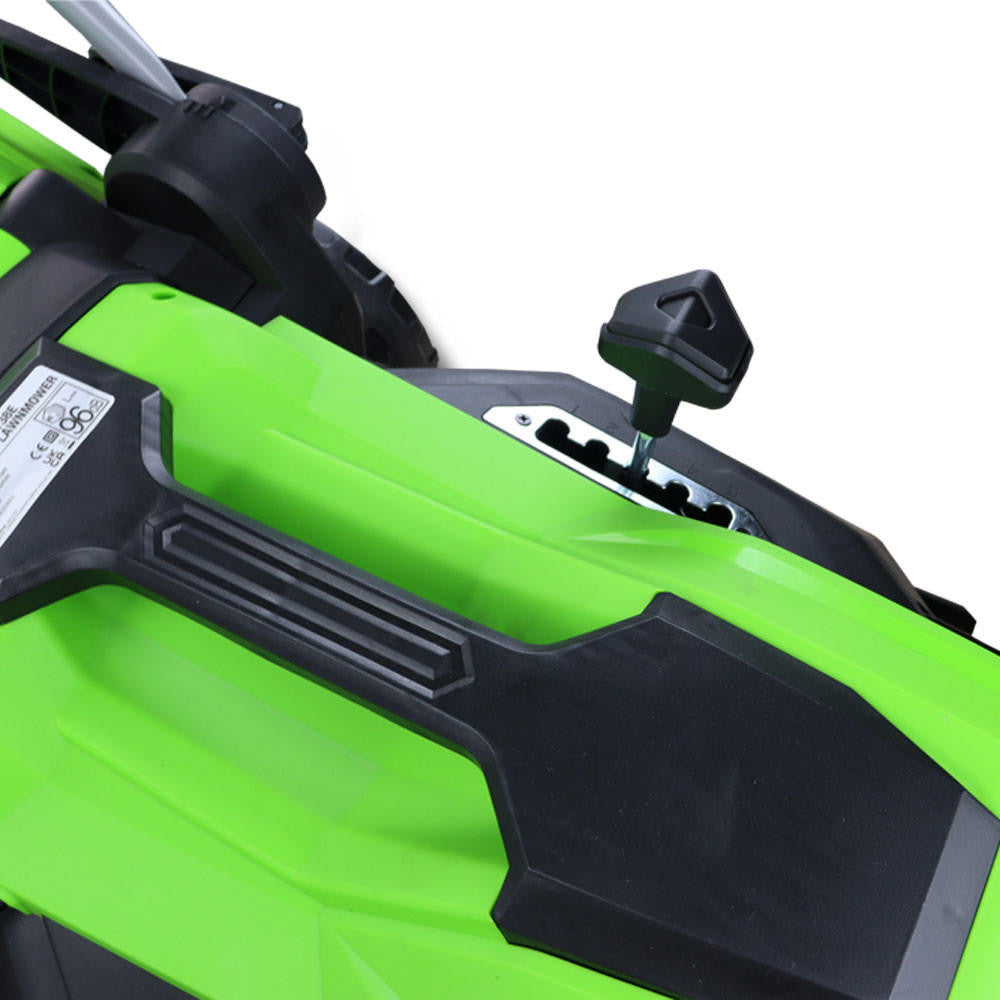 GardenTek 38cm Corded Electric Lawn Mower with Rear Roller 1600w/230v | GT38E