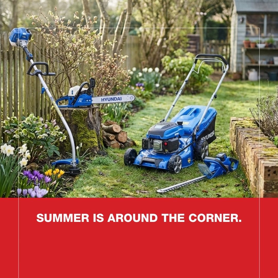 Get Your Garden Ready for the Summer with Hyundai Power Equipment