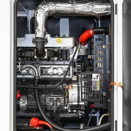 1500rpm 34kVA Single Phase Diesel Generator Interior