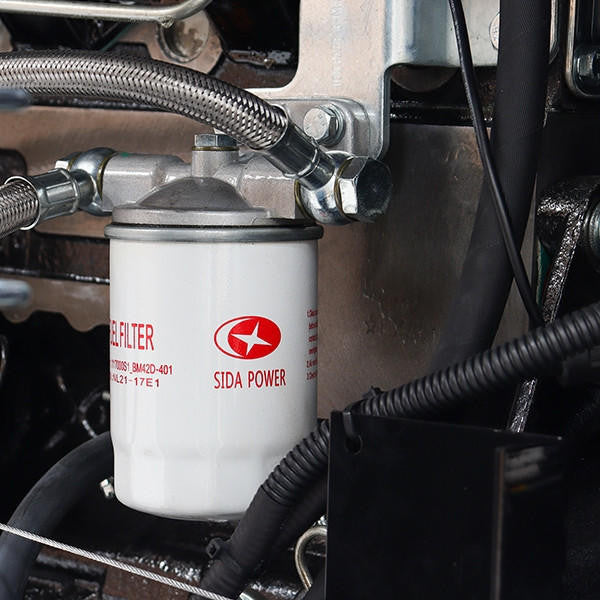 1500rpm 34kVA Single Phase Diesel Generator Interior