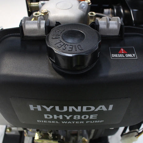 Hyundai 80mm 3" Electric Start Diesel Water Pump | DHY80E