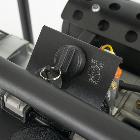 Powered by an Air Cooled, 4-Stroke, Single Cylinder Engine