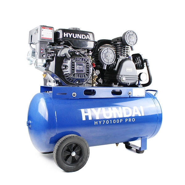 7hp Heavy Duty Petrol Air Compressor 10.7CFM 145psi Belt Drive