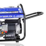 Wheeled open frame generator