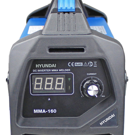 Hyundai HYMMA-160 160Amp MMA / ARC Inverter Welder, 230V Single Phase