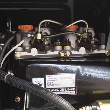 12.5kVA Silenced Diesel Generator Interior