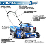 HYM430SP Lawn Mower Features