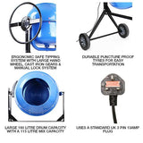 portable concrete mixer