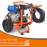 P1 4200psi 290bar Petrol Pressure Washer, Hyundai 14hp Engine, Triplex Annovi Reverberi Pump, 15L/min Flow Rate | P4200PWT